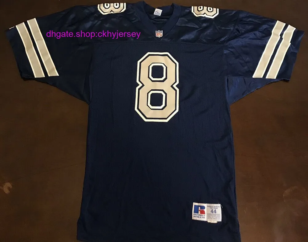 Cheap Rare Vintage Russell Troy Aikman Football Jersey Mens Kids