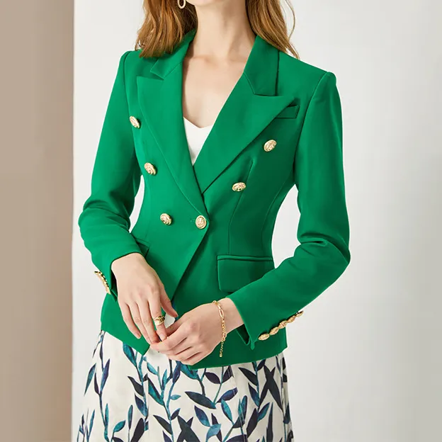 Damenanzüge, Blazer, Herbst und Winter, lässig, schlank, Damenjacke, modisch, für Damen, Büro, Anzug, Taschen, Business, gekerbter Mantel, 22 Farben, Optionen S-3XL 88