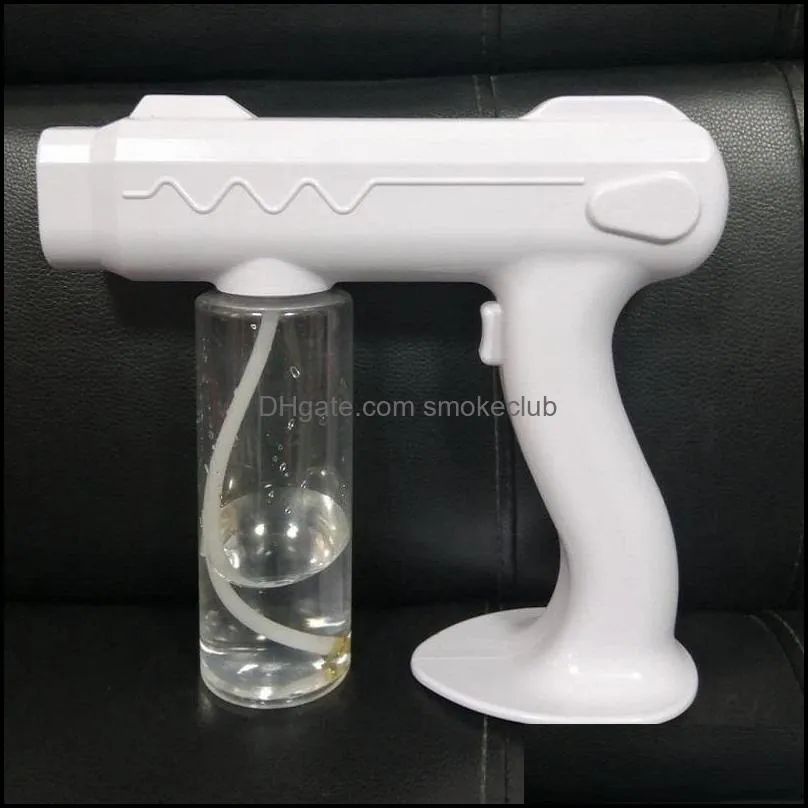 Hot sale Handheld wireless nano spray gun blue ray anion atomiztion disinfection sprayer big power household cleaning tools