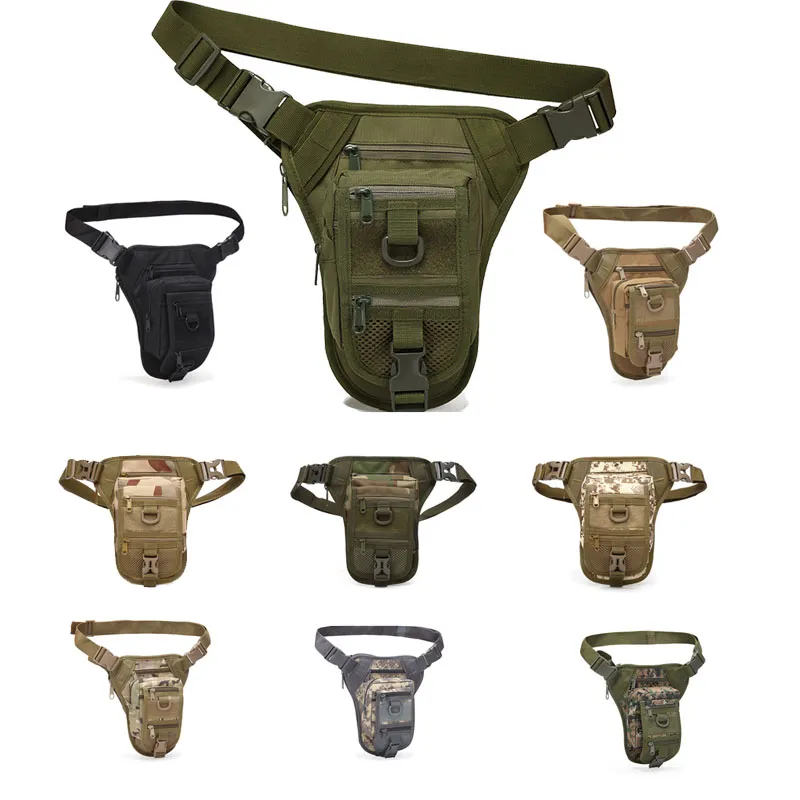 Oudoor Sports Tactical Leg Pack Assault Waist Bag Combat Pack Camouflage Waistpack Camo NO11-458