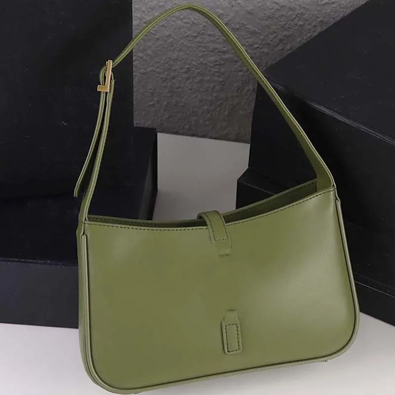 Cluth axillary Hobo Bag Handbags財布本革のレターフック調整可能なストラッププレーン小さなトートウォレットファッションショルダーバッグハンドバッグ