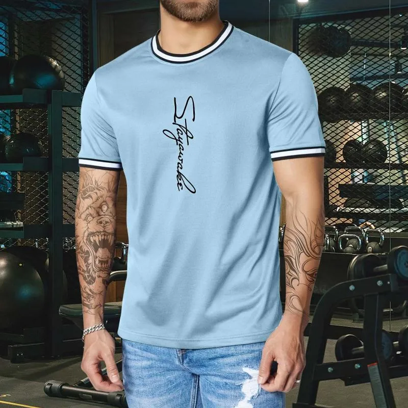 T-shirts masculins Tops athlétiques pour hommes à manches longues pour hommes