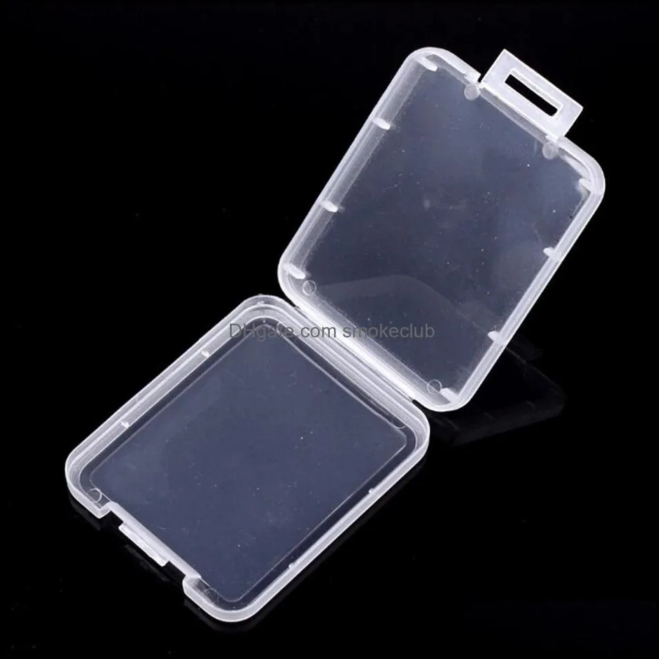 Shatter Container Box Protection Case Memory Cards Boxes Tool Plastic Transparent Storage Easy To Carry Wholea49237A