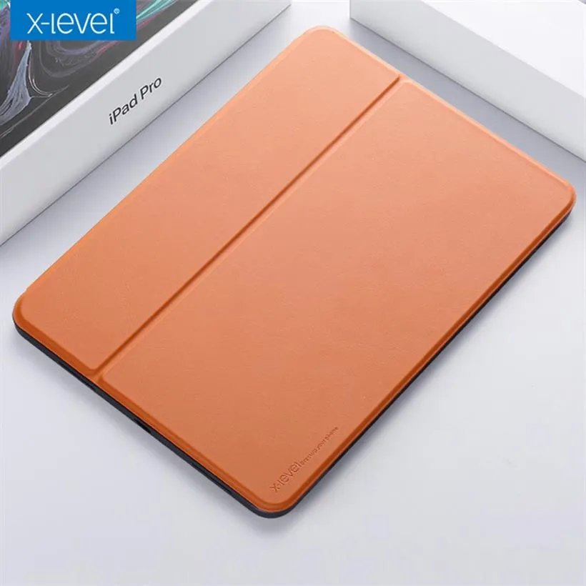 Case Flip Leather على مستوى X لـ iPad Pro 11 12.9 بوصة مع غطاء رفيع لـ Kickstand لـ iPad Pro 11 2018 مع Smart Sleep Function 271V