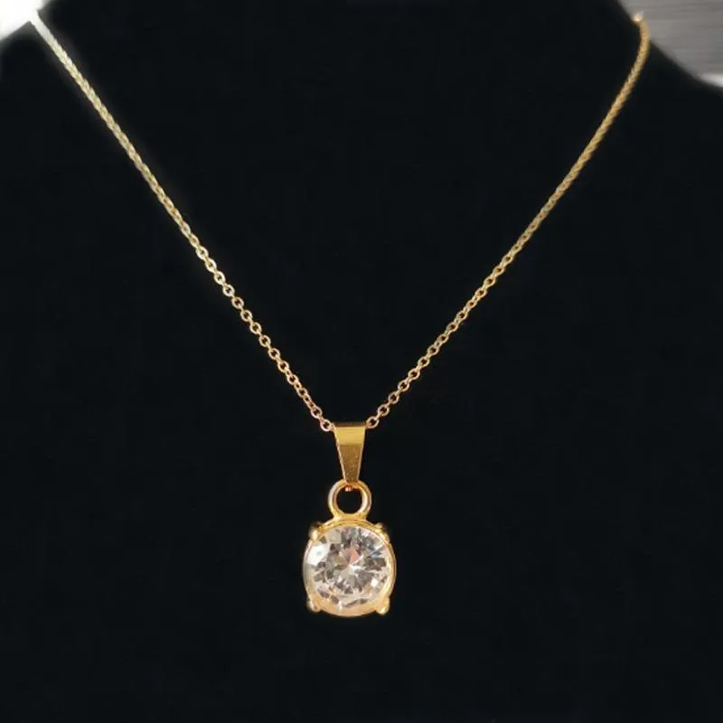Naszyjniki wisiorek moda duży kamienny naszyjnik romantyczny 4 kryształ dla kobiet biżuteria