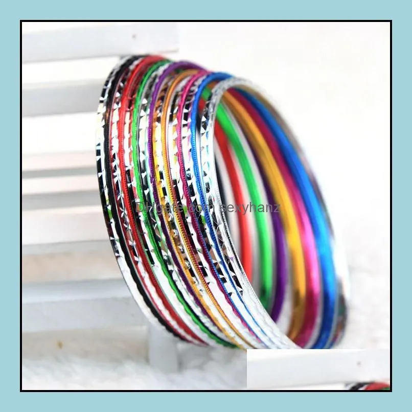 top grade rushed cuff bracelet bangles special offer hot sale fashion shining bangle bracelets jewelry wholesale free shipping