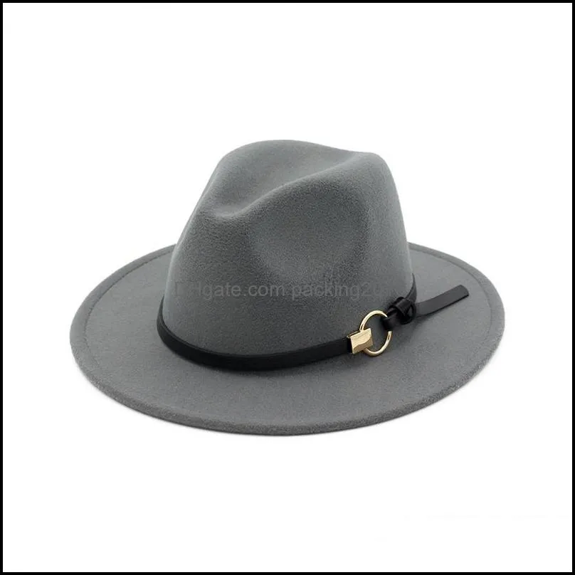 fedora hat fashion men women jazz hats home autumn winter wide brim cap gentleman elegant bowler stylish trilby panama caps yfa2401