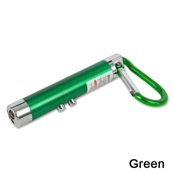 New Arrival Multi-functional Mini 3 in1 LED Laser Light Pointer Key Chain Flashlights Mini Torch Flashlight Money Detector Light 22 LL