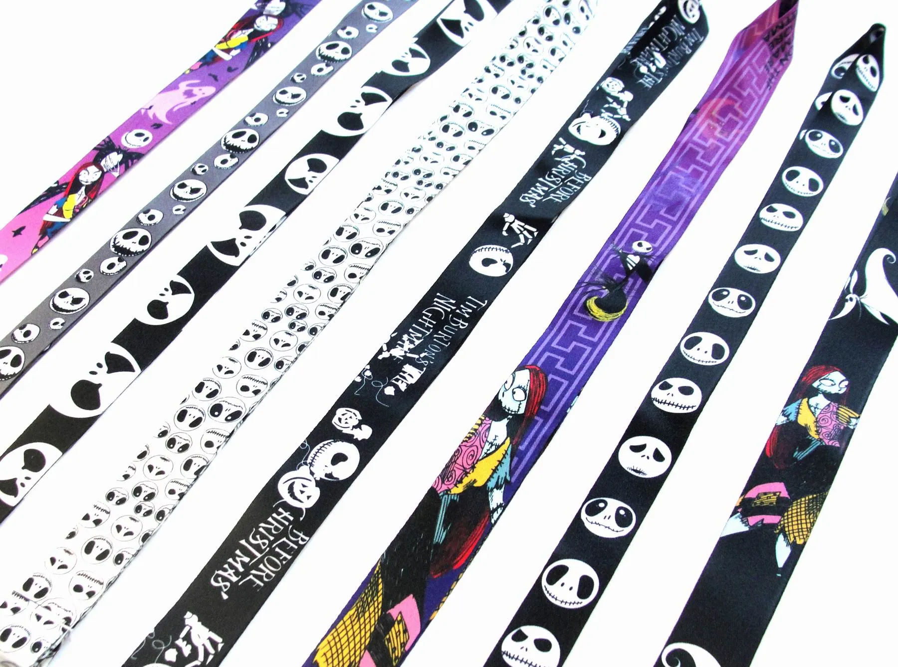 Straps & Charms Lot 10pcs/lot Cartoon skull sport neck Lanyard Cell Phone PDA Key ID Holder long strap for boy girl wholesale