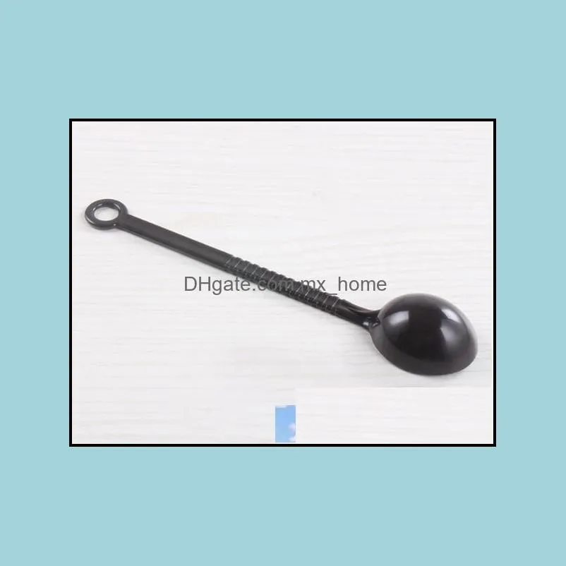 DHL 10g Household Standard Measuring Coffee Beans Spoon Plastic Estimating Amount Of Beans Spoon Portable (Coffee) nt