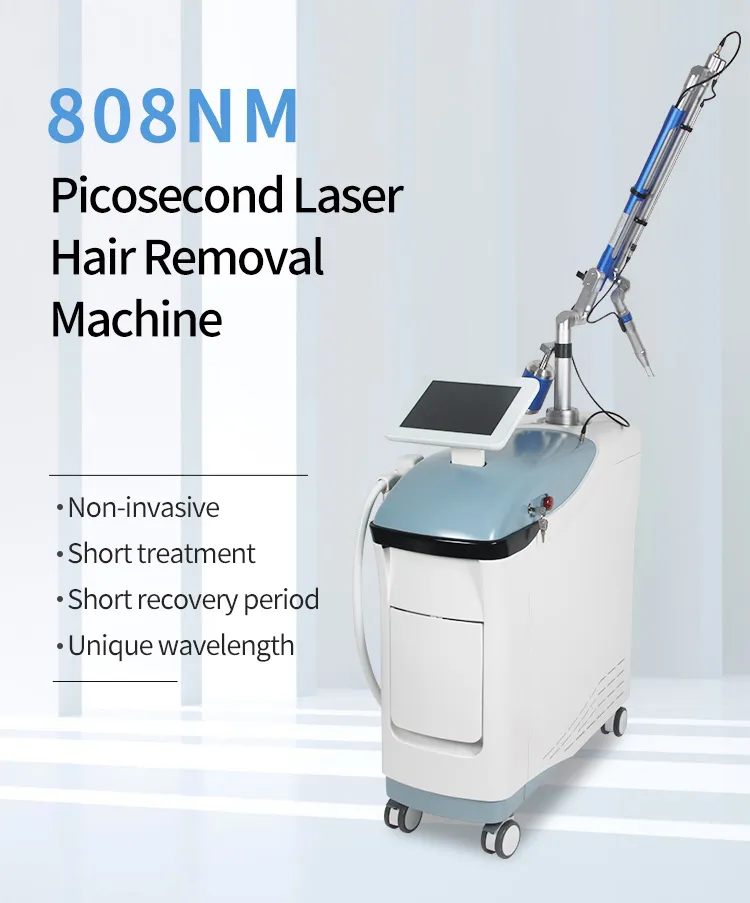 2 в 1 новейший 808 нм длина волны диодной лазер лазер пиколазера кожная терапия
