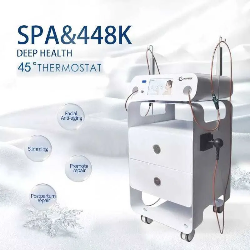 Det nya SPA448K indiba fettborttagning av bantningssystem främjar cellregenerering Temperaturkontroll Ret Tecar Therapy Forming RF Instrument