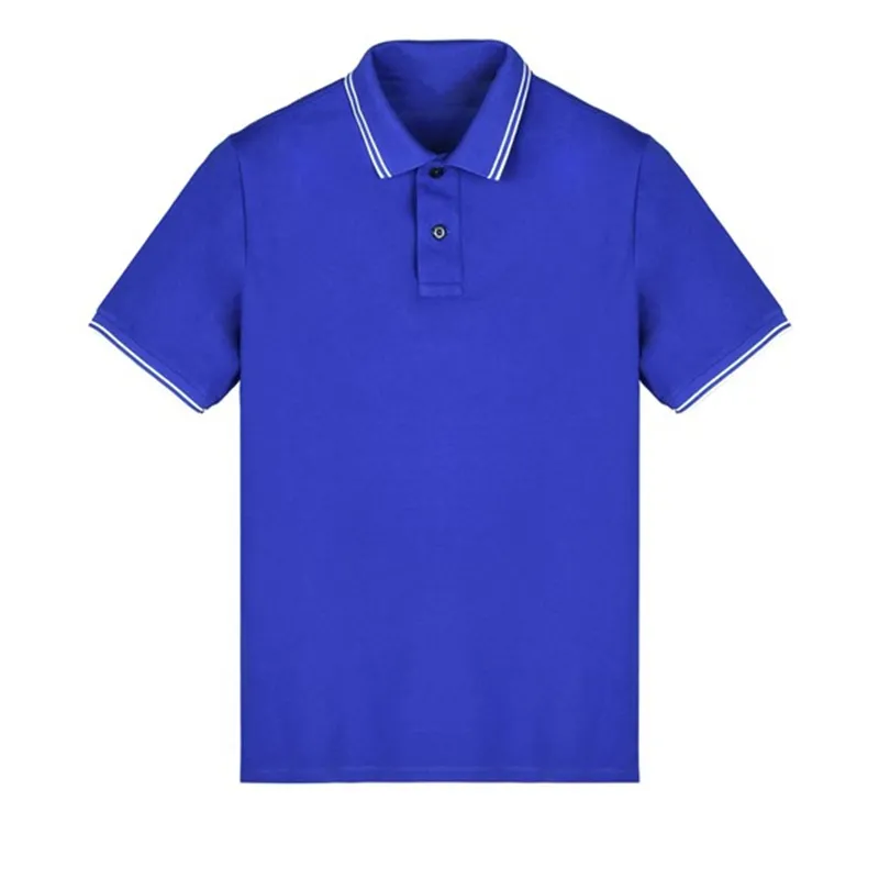 Футболка Men's 22SS18 Хлопковая лацканая рубашка Поло высококачественная летняя новая воздухопроницаемая простая футболка с половиной рукава