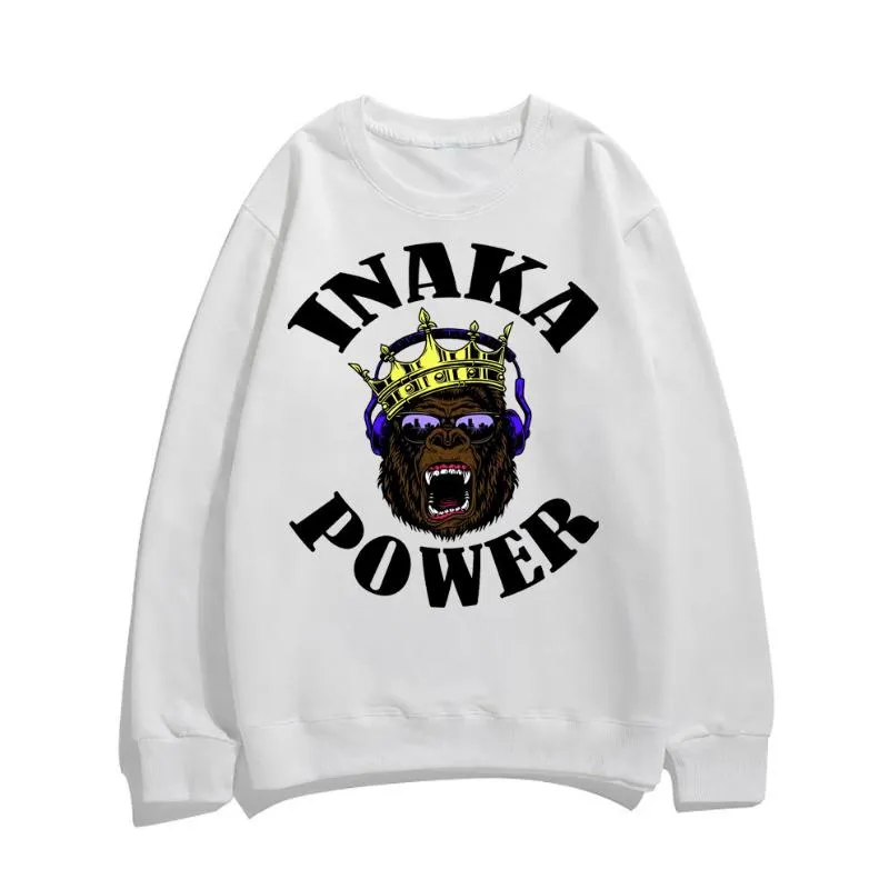 Sweats à capuche pour hommes Sweats Inaka Power Dj Musique Chimpanzé Singe Harajuku Sweat Graphique O Col Hommes Femmes Mode Hommes Coton P