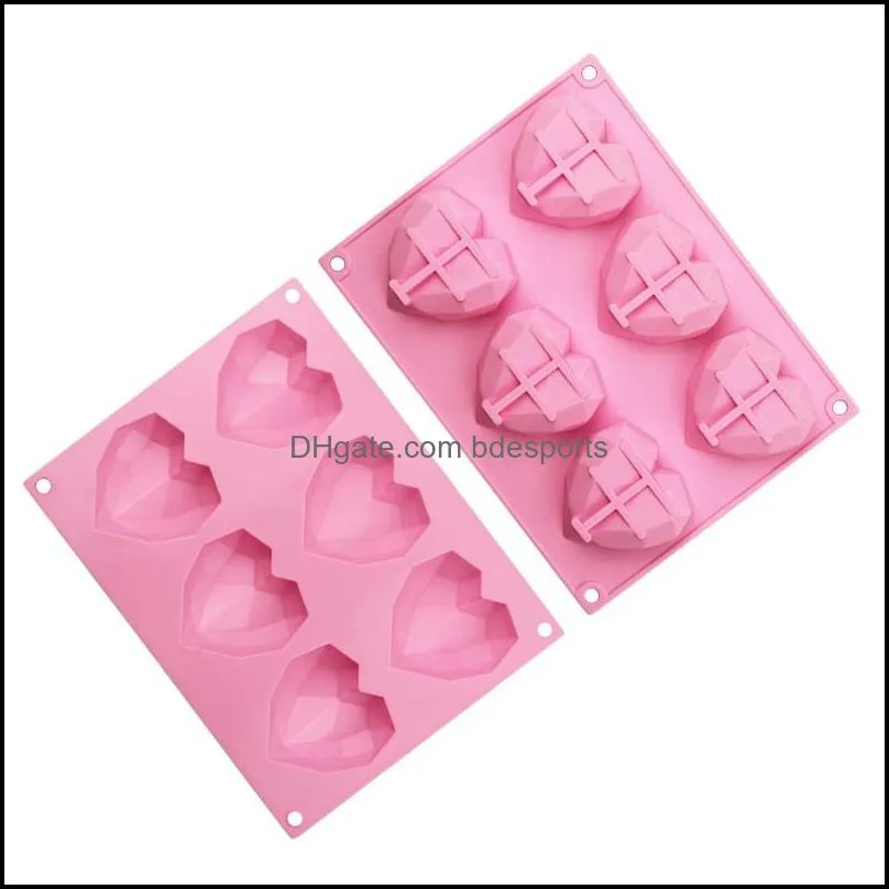 Love Silicone Molds Moldes De Silicona Ice Cube Mold Three-Dimensional Soap Mould Baking Supplies Kitchen Utensils Accessories 4 6mh