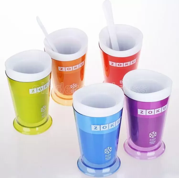 Hot Zoku Slush Shake Maker, as autênticas ferramentas de sorvete caseiro, copo de sorvete, copo criativo cm26