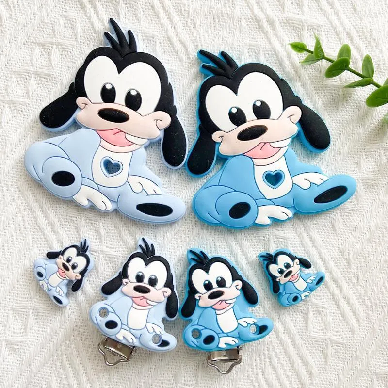 Hair Accessories 1/3/10Pcs Cartoon Shape Silicone Beads Teether And Clip For Jewelry Making DIY Pacifier Chain Necklace Baby ToysHair