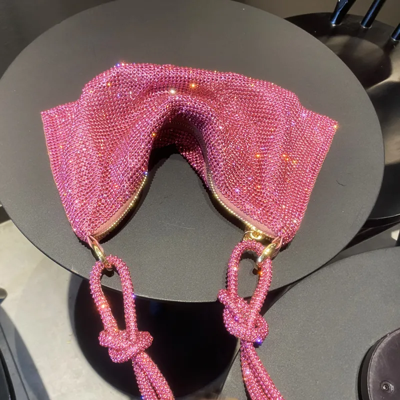 Rhinestone Purse Sparkly Bag Silver Diamond Purses... From Pinknice ...