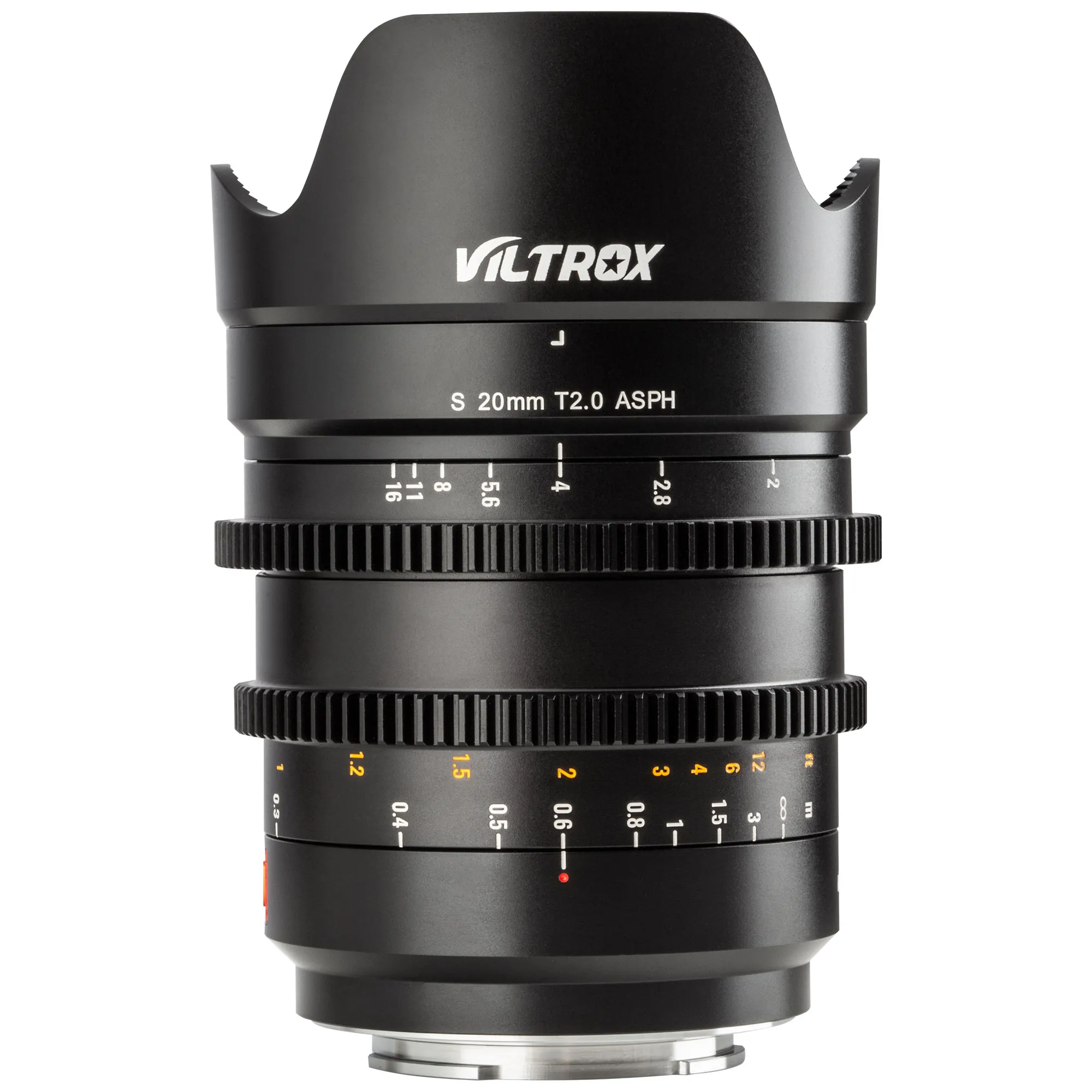 Viltrox S 20mm T2.0 ASPH Full-ram manuell fokus Prime-linser för L monteras med stor öppning