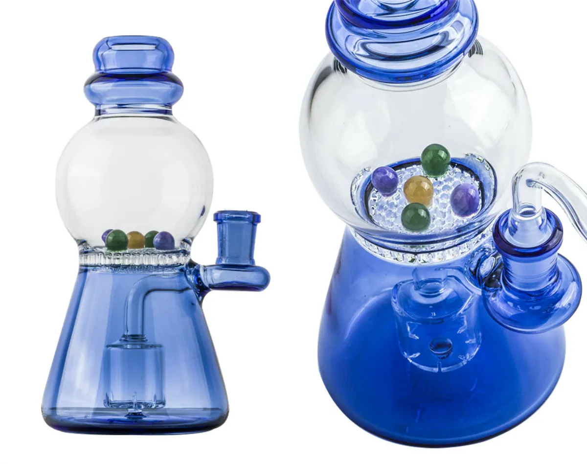 Старинные уникальные 7-дюймовые водяные бутылки с водой стеклянный бонг кальян для курящих труба может поставить логотип клиента по DHL UPS CNE