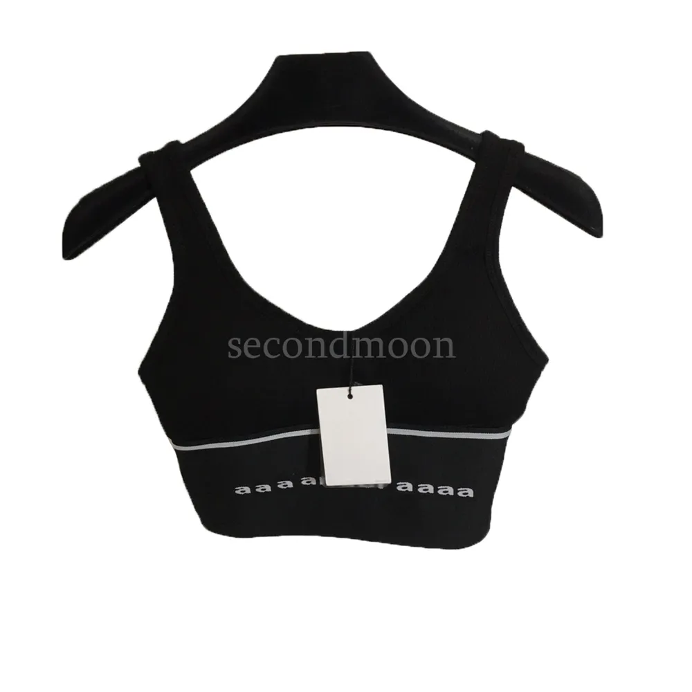 Tanques de sport sans manches sans manchettes Summer Breptable Yoga Bra Color Color Designer Tops Sports de haute qualité