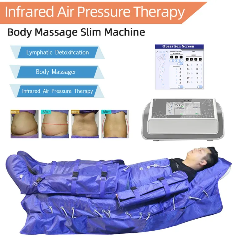 3 In 1 Heat 36V Suit Legs Lymphatic Drainage Machine From Cryo_slimming