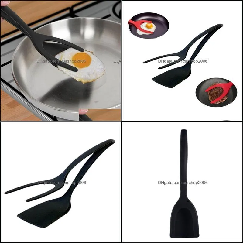 NEWKitchenware Pancake Omelette Clip Spatula Accessories Silicone Egg Kitchen Fried Toast Overturned Omelet RRB12739