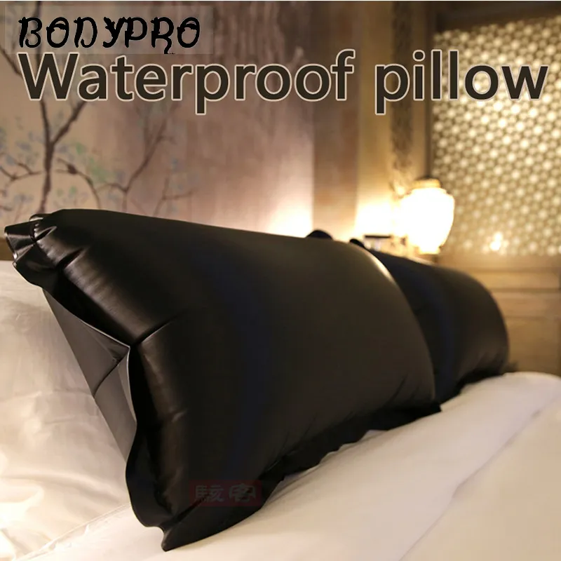 BODYPRO Inflatable Black Pillow sexy Furniture Waterproof Couple Flirt Adult Love Position Cushion BDSM For Couples
