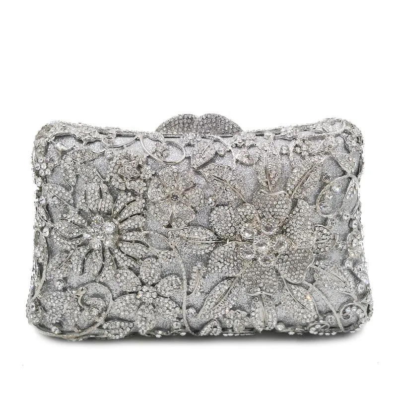 Borse da sera Pochette con strass per la festa nuziale di lusso per le donne Pochette con perline di perle Borse fatte a manoSera