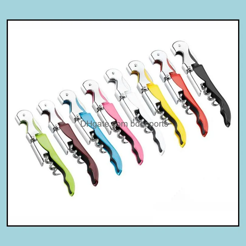 Seahorse Style Wine Opener 8 Colors Stainless Steel Beer Bottle Corkscrew Mtifunction Portable Screw Kitchen Tools Drop Delivery 2021 Opener