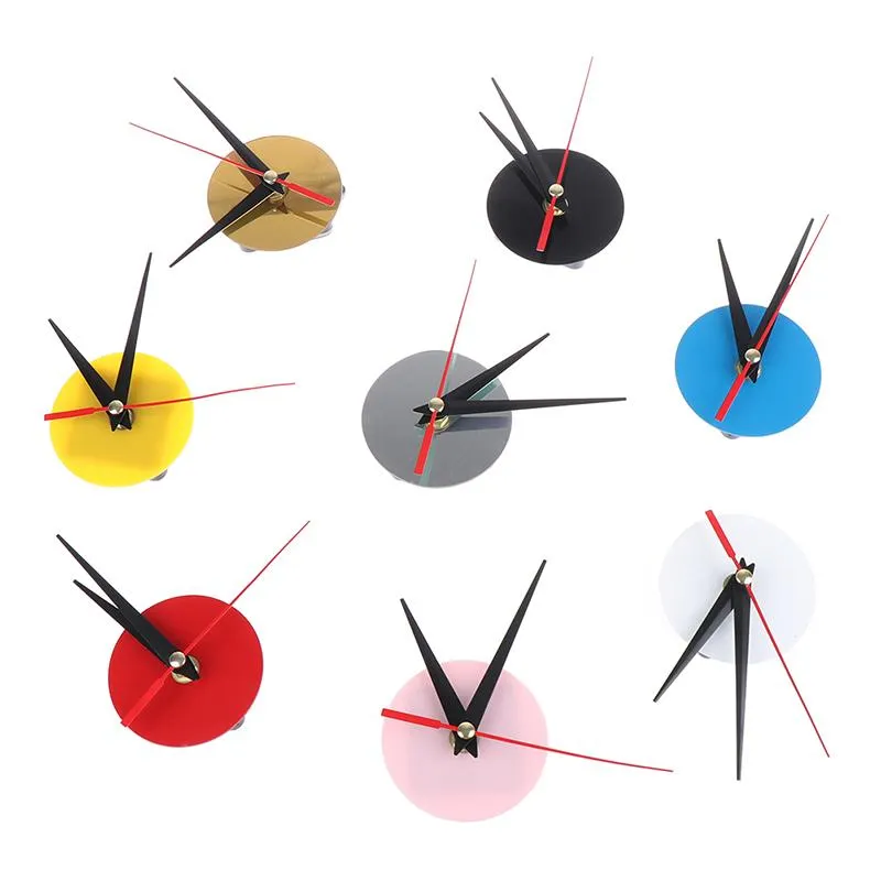 Horloges murales bricolage montre à Quartz silencieuse horloge ronde mouvement mécanisme pièces réparation remplacement besoin d'outils décor à la maison mur