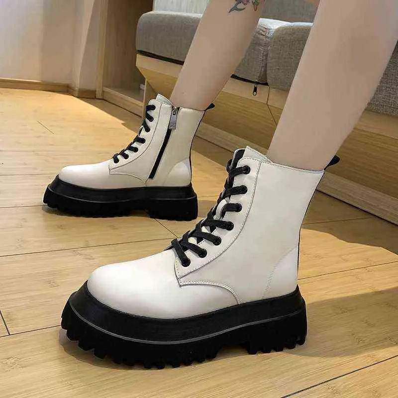 BOTA 2022 BOTAS DE CAZOMENTO DE CAUSÃO MOVEL WHITE PLATACH MOOTIDAS MOOTIDAS FEMAN AUTOMN WINTER SHOME MULHER GOTH CURTO BOTAS DE MUJER 221223