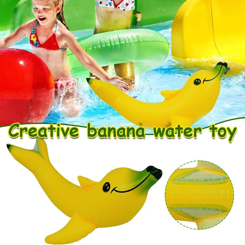 Floats gonflables Tubes Créations PVC Mignon Banana Jouets Dolphin Toys Parc aquatique Bébé Jouer à la mer Animal