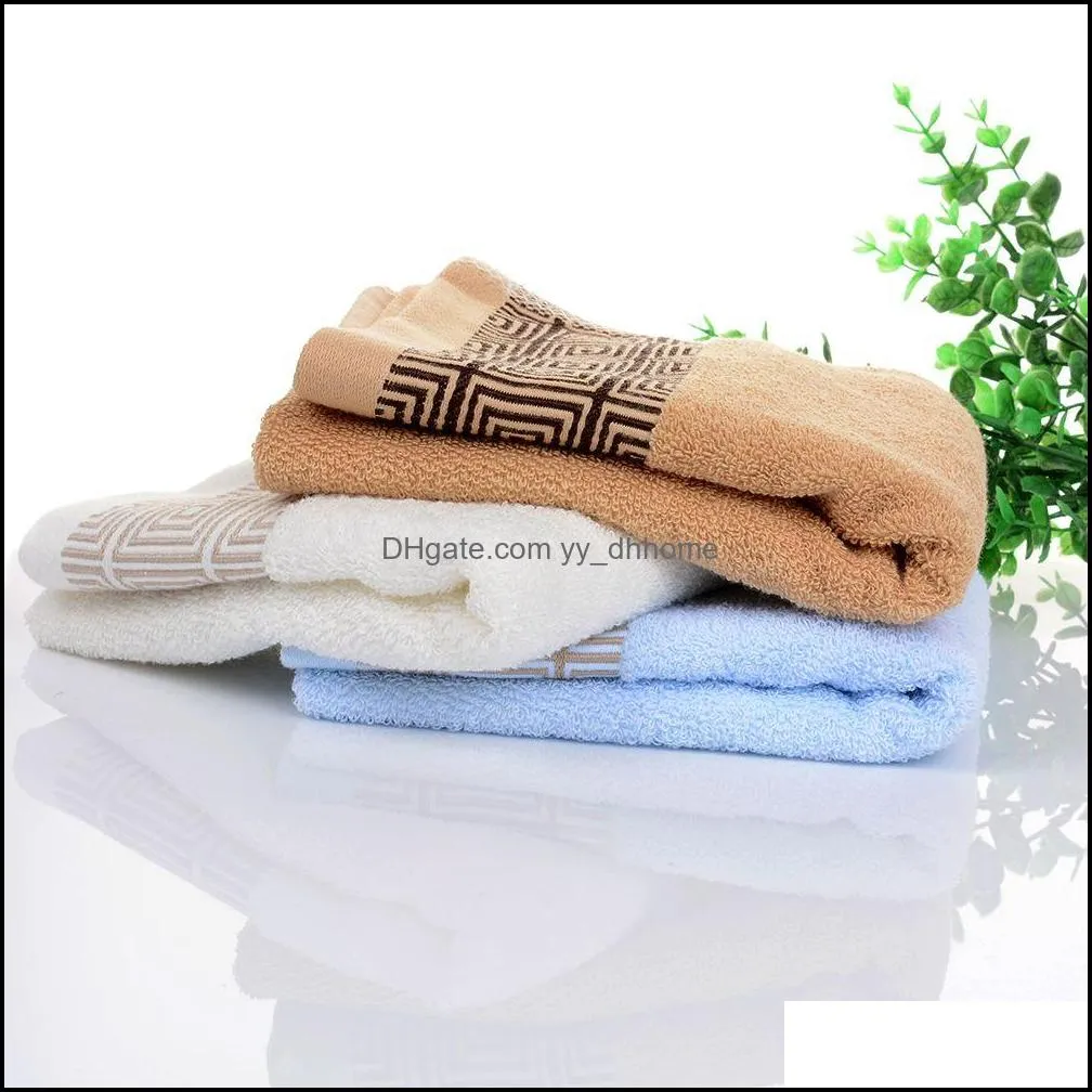 3Color Absorbent Soft Washcloth The Bath Pure Cotton Siege Back Word Bath Towel