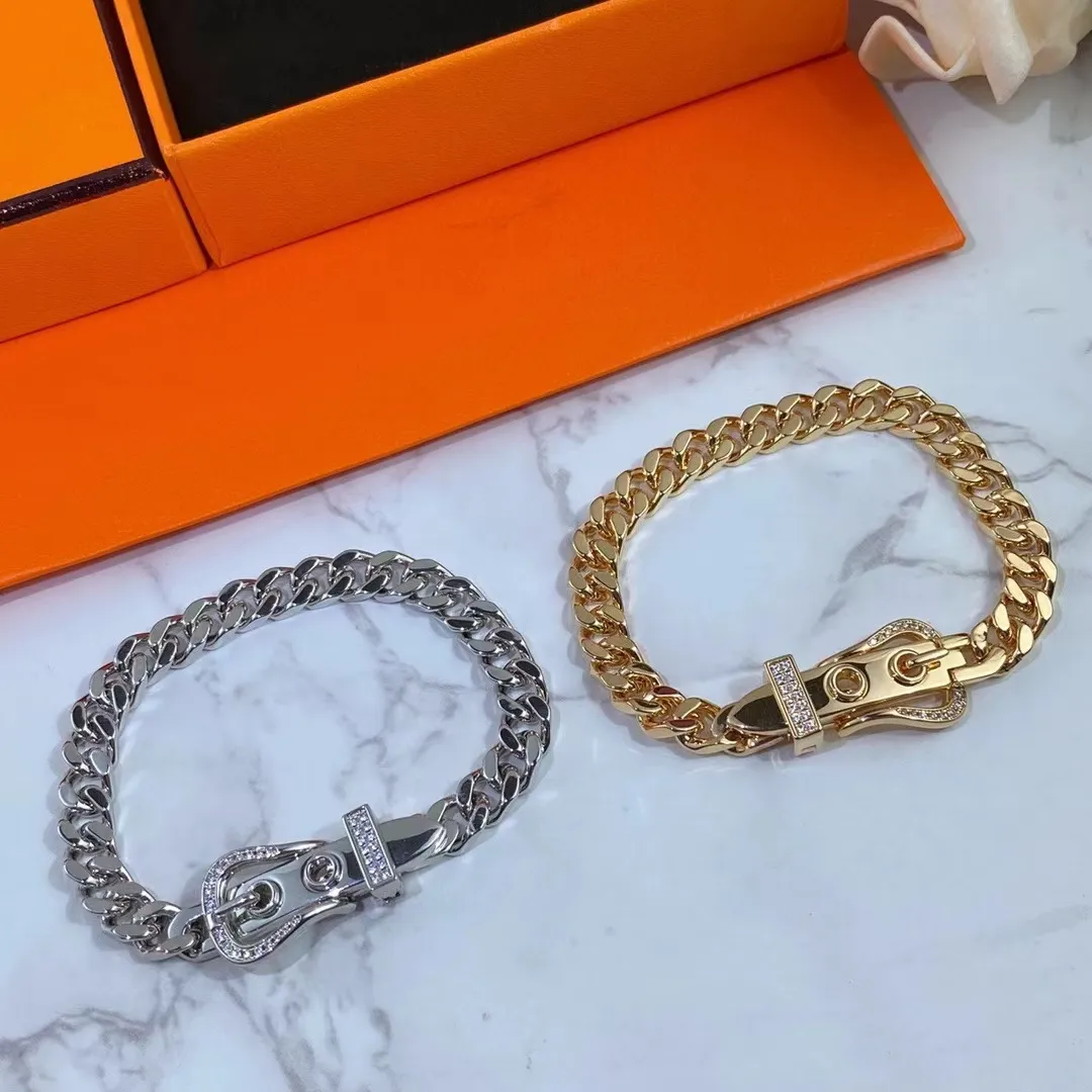 Bracciale bangle di alta qualità 17 taglie braccialetti di diamanti intarsiati in oro e argento di lusso gioielli di moda per uomo e donna