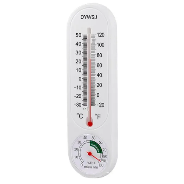 Termómetro de colgante de pared para el jardín interno de interior de la pared de la casa de invernadero de invernaderos Monitor de temperatura Herramienta de medición