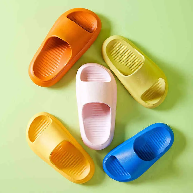 Chinelo Nuvem Kids Cloud Slipper Non Slip Home Shoes 소프트 욕실 해변 슬라이드 샌들 어린이를위한 유아 플립 플립 소녀 소년 G220523