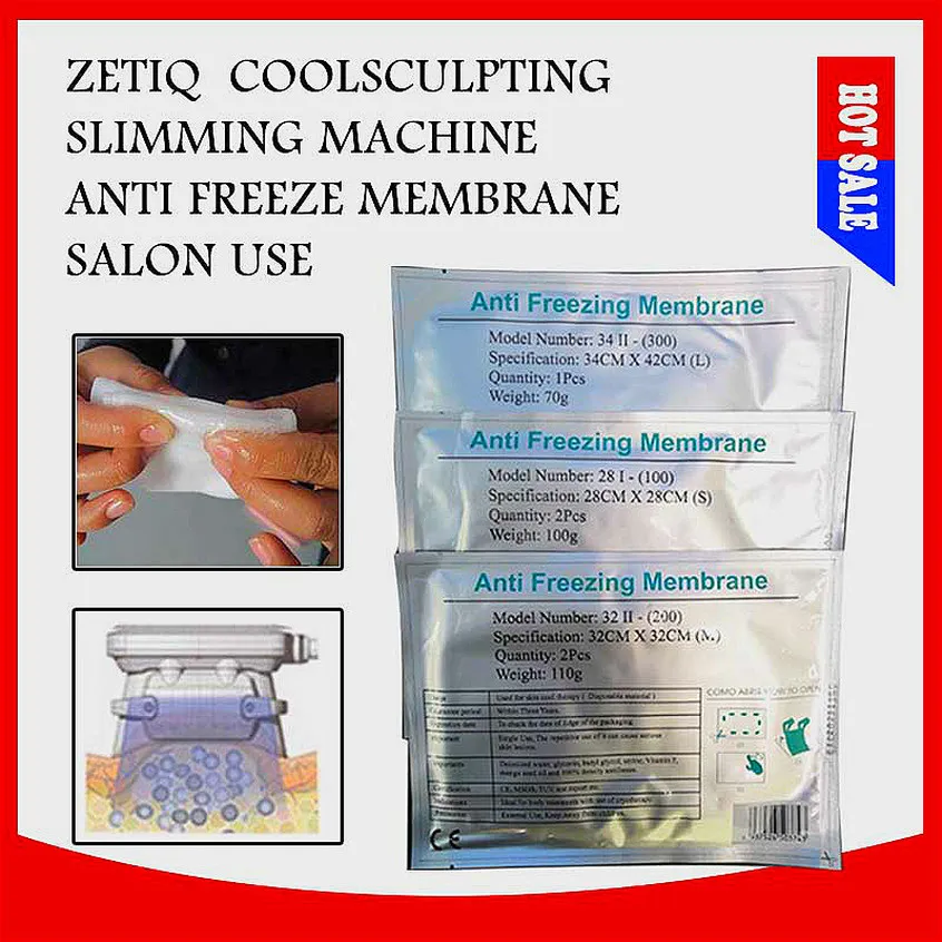 Accessories Anti-Freezing Membrane Cleaning Tool & Accessorie Cool Pad Freezed Cryotherapy Antifreeze Membranes 12*12CM 28*28CM 34*42CM 32*32CM397