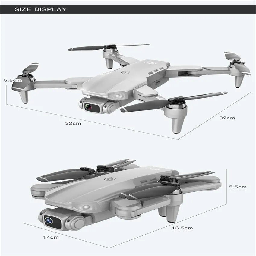 L900 Pro 4K HD Dual Camera With GPS 5G WIFI FPV Real Time Transmission ...