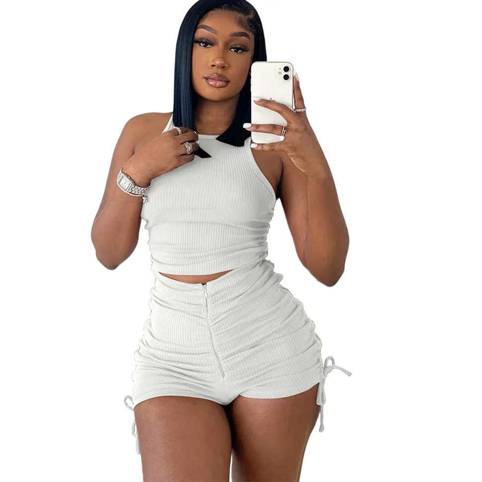 Biker shorts 2 piece set sales