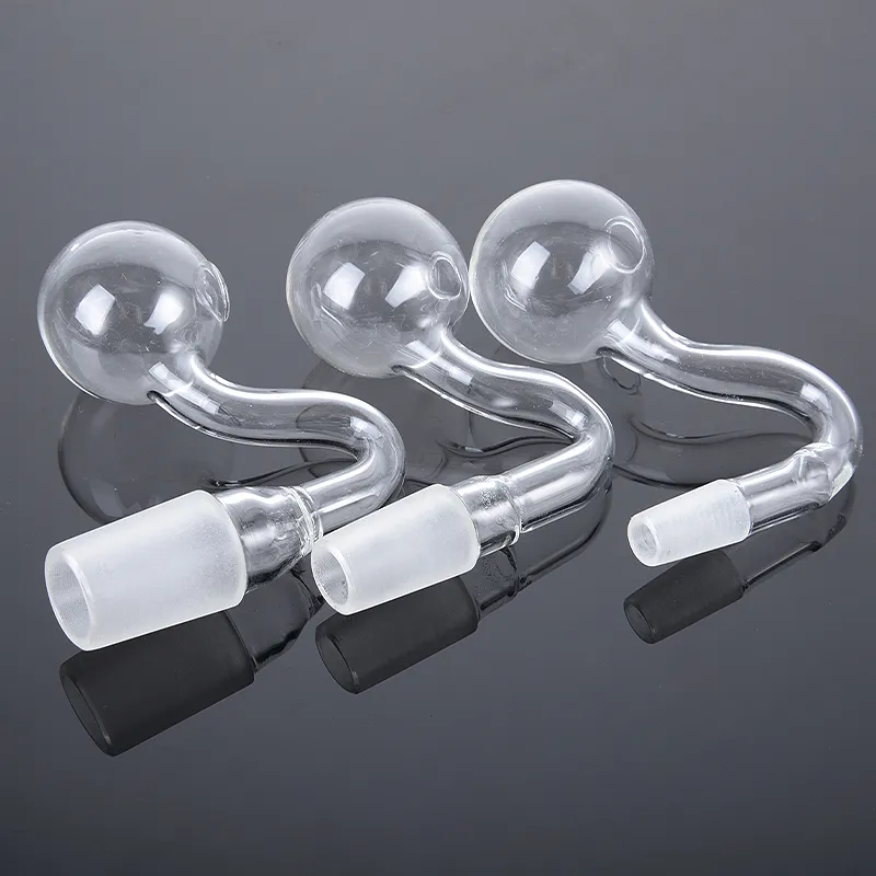 Unique Glass Oil Burner Pipes Smoking Accessories 10mm 14mm 18mm Male Female Joint Pipes Thick Pyrex Bubbler For Water Bongs Dab Rigs