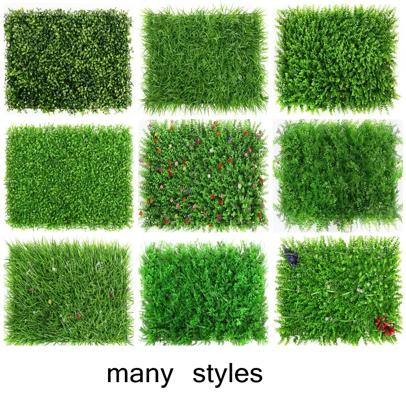 Garden Decorations Eco-friendly Artificials Plant Wall Artificial Turf Artificial-lawn Mat Pet Food Mat Plastic Fish Tank Fake Grass Lawn Micro Landscape WLL1371