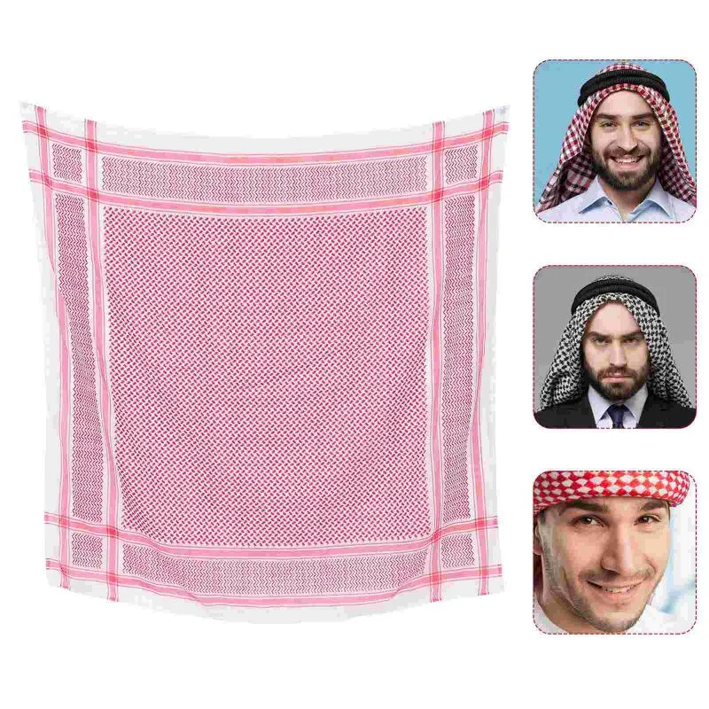 Bisiklet Kapakları Maskeler 1 adet erkek Headdress Suudi Müslüman Headwrap Aksesuar Head Band, erkekler için