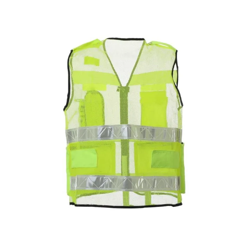 Reflektierende Sicherheitsbekleidung Fluoreszierende Gelbe Mesh  Atmungsaktive, Reflektierende Warnweste Von 23,15 €
