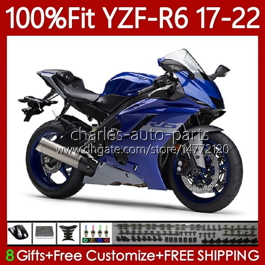 Обсуждение формы для инъекций для YAMAHA YZF-R6 YZF Gloss Blue R6 R 6 600 CC YZFR6 17 18 19 20 21 22 Body 119NO.75 YZF-600 2017 2018 2019 2020 2021 2022 YZF600 17-22 OEM Codework