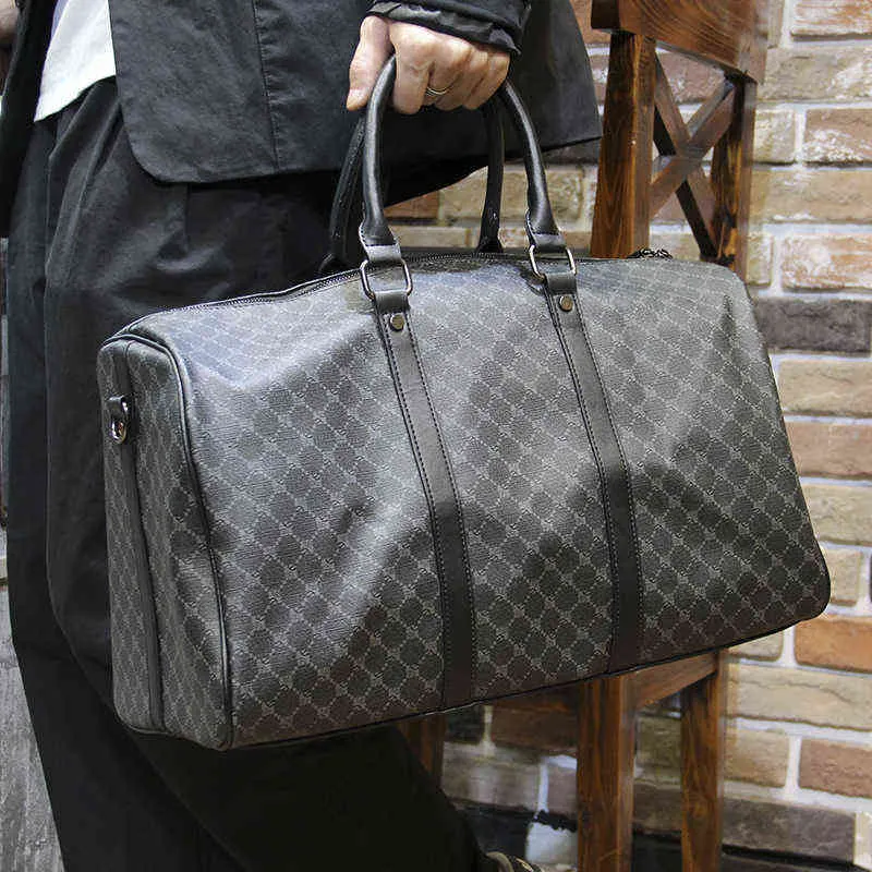 Torby podróżne torba podróżna Męska torebki Modna duża zdolność sieci projektant torby na ramię Mężczyzn Wodoodporny bagaż biznesowy 220626