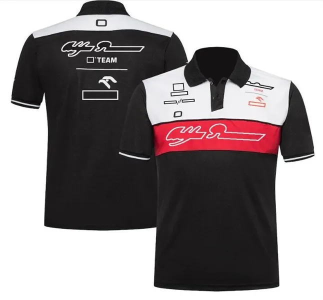 2022 여름 F1 레이싱 폴로 셔츠 새로운 둥근 목 짧은 소매, 동일한 관습