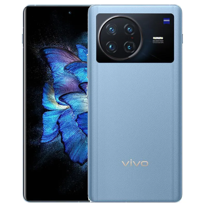 오리지널 Vivo X Note 5G 휴대폰 8GB RAM 256GB ROM Snapdragon 8 Gen1 50.0MP NFC IP68 5000mah Android 7.0 "2K E5 전체 화면 3D 지문 ID 얼굴 웨이크 스마트 휴대폰