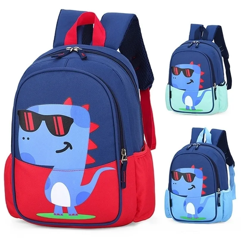 Dinosaur Children School Bags For Boys Kindergarten School Backpacks Creative Animals Kids Bag Mochila Infantil LJ201225