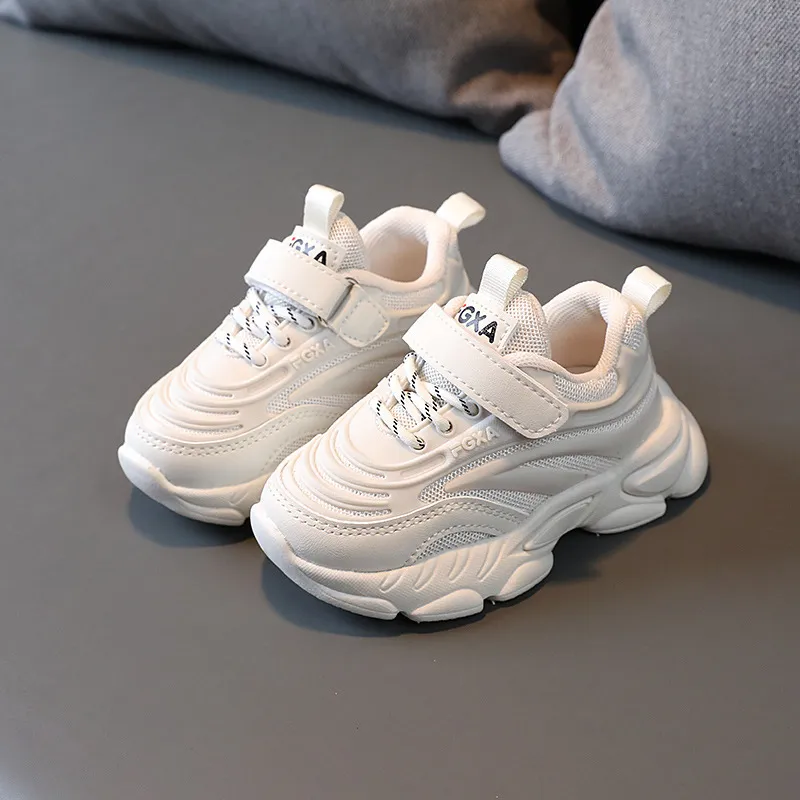 関税込   Fashion Chunky Runner Stripes Sneakers Kids Chunky Sneakers: Stylish Striped Trainers for Boys